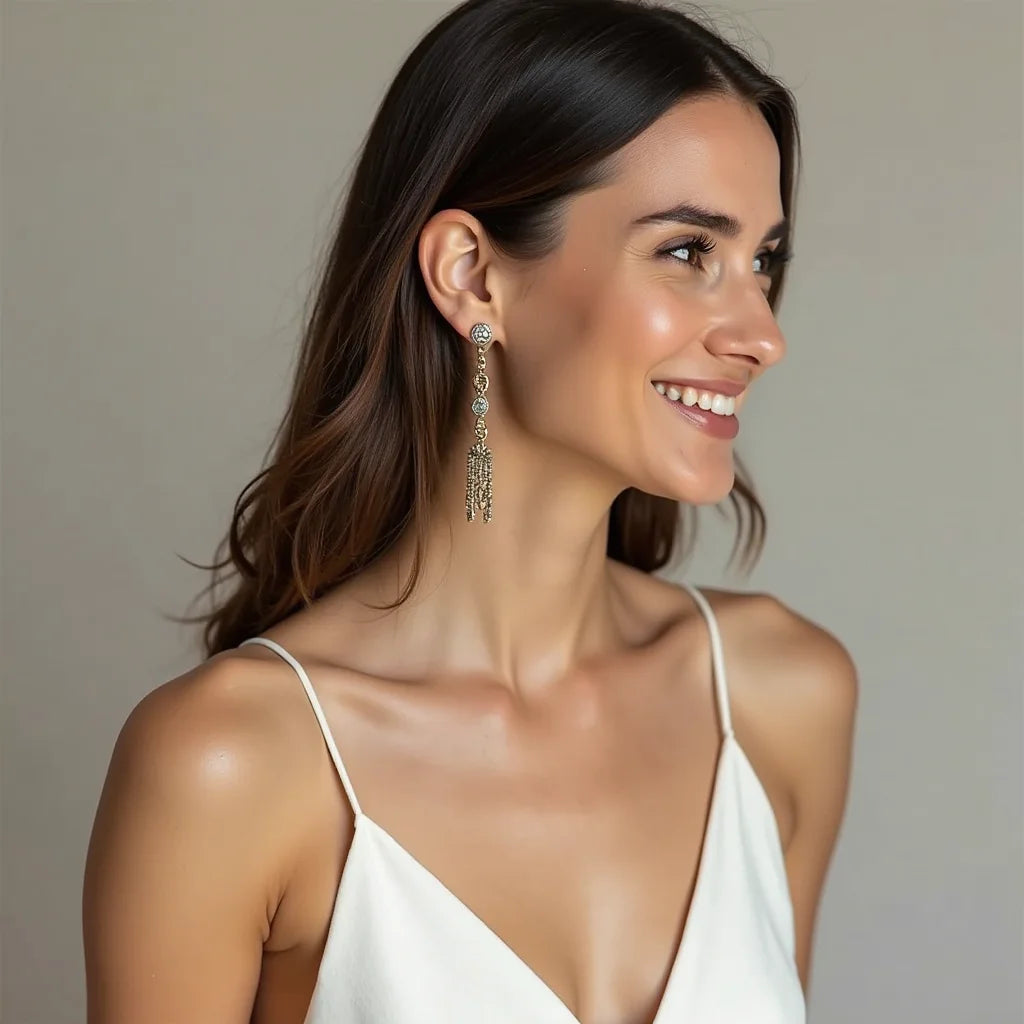 Handcrafted Earrings - Effortless Handcrafted Earrings: Timeless Everyday Style
