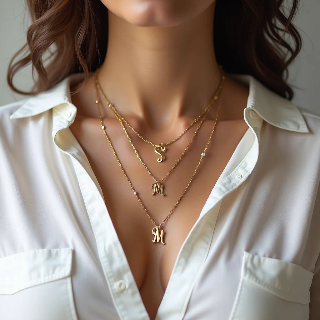 Monogram Necklaces - Monogram Necklaces: Personalize Your Everyday Style