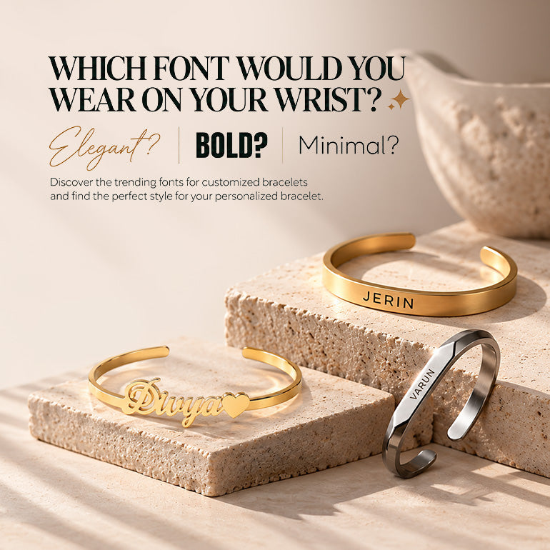 How to Choose the Perfect Font for Your Personalized Bracelet