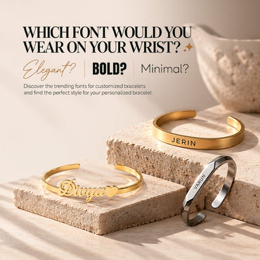 How to Choose the Perfect Font for Your Personalized Bracelet