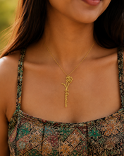 The Floral Name Pendant: Your Identity, In Full Bloom