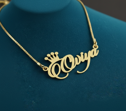 Personalized Kids Name Necklace - Custom Gold-Plated Pendant for Unique Gifts - Enchain Gifts