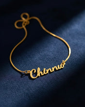 Personalized Golden Name Necklace | 1 Year Anti Tarnish Warranty ⛊