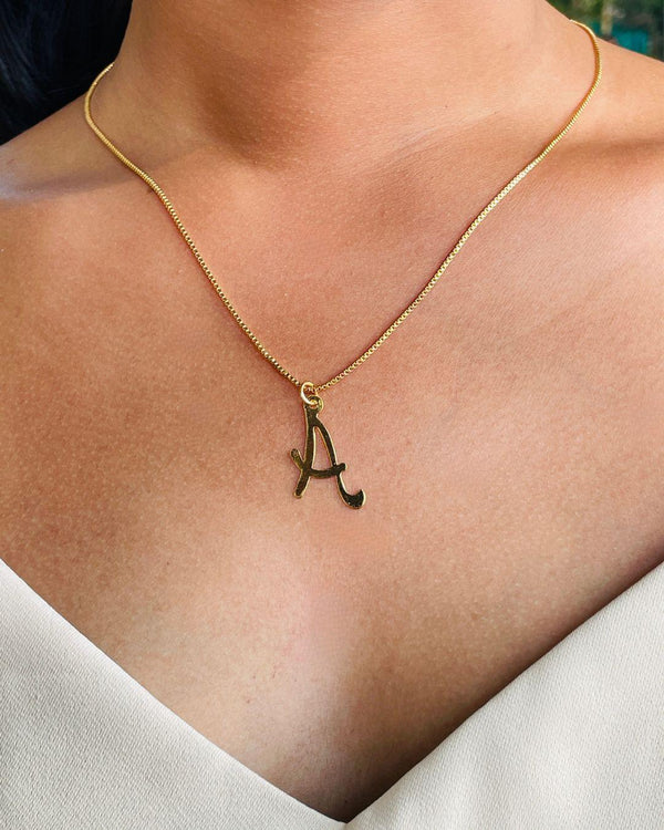 Personalized Initial Pendant Necklace