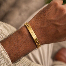 Imperial Name Bracelet – Luxury Gold Link Edition