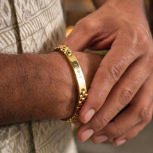 Imperial Name Bracelet – Luxury Gold Link Edition