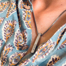 Engraved Vertical Bar Pendant – A Meaningful Gift for Every Moment