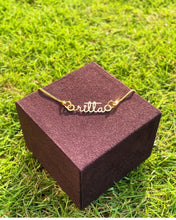 Personalized Golden Name Necklace | 1 Year Anti Tarnish Warranty ⛊ - Enchain Gifts