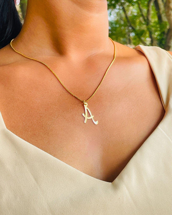 Personalized Initial Pendant Necklace - Enchain Gifts