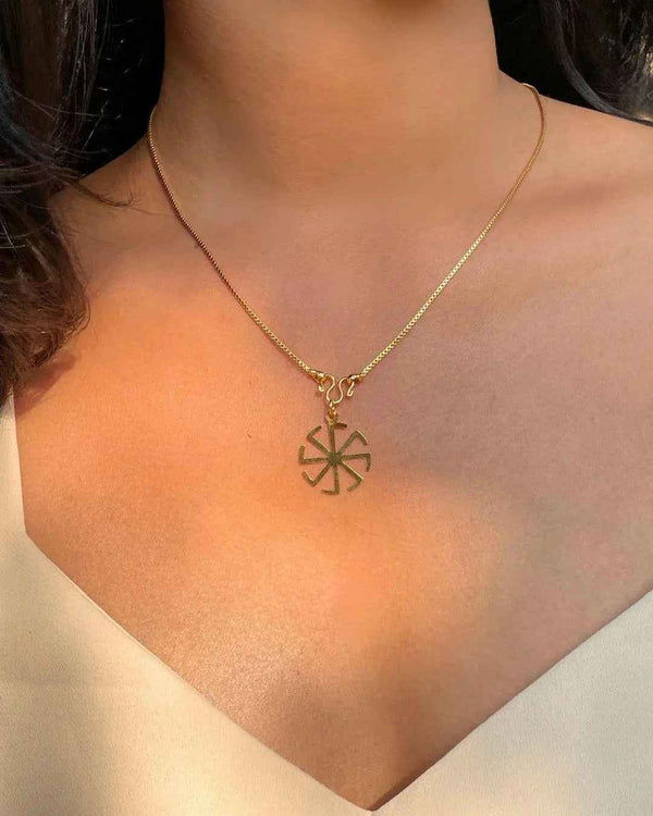 Sacred Symbol Gold Pendant Necklace - Enchain Gifts